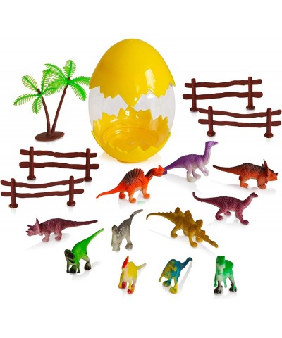 Easter Egg Toys for Toddlers 3 Pack with 12 Assorted Realistic Insect Ocean Life and Dinosaur Toy Figures Each Learning Kids ...