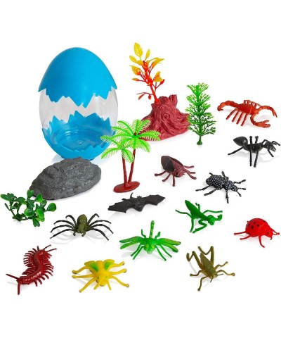 Easter Egg Toys for Toddlers 3 Pack with 12 Assorted Realistic Insect Ocean Life and Dinosaur Toy Figures Each Learning Kids ...