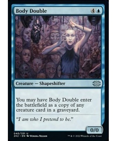 Magic: the Gathering - Body Double (040) - Foil - Double Masters 2022 $11.08 Trading Cards & Accessories