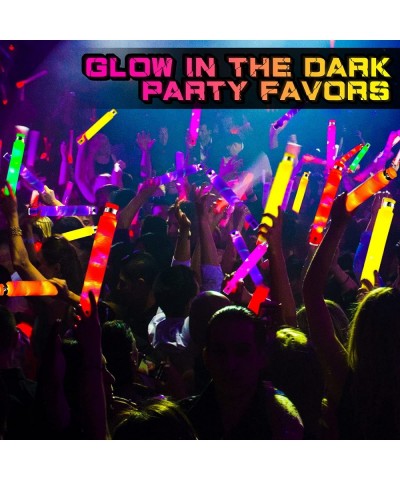 14 Pack Glow Sticks Party Favors - Light Up Pop Tube Sensory Fidget Toy Glow In The Dark Party Connectors for Bracelets Pull ...