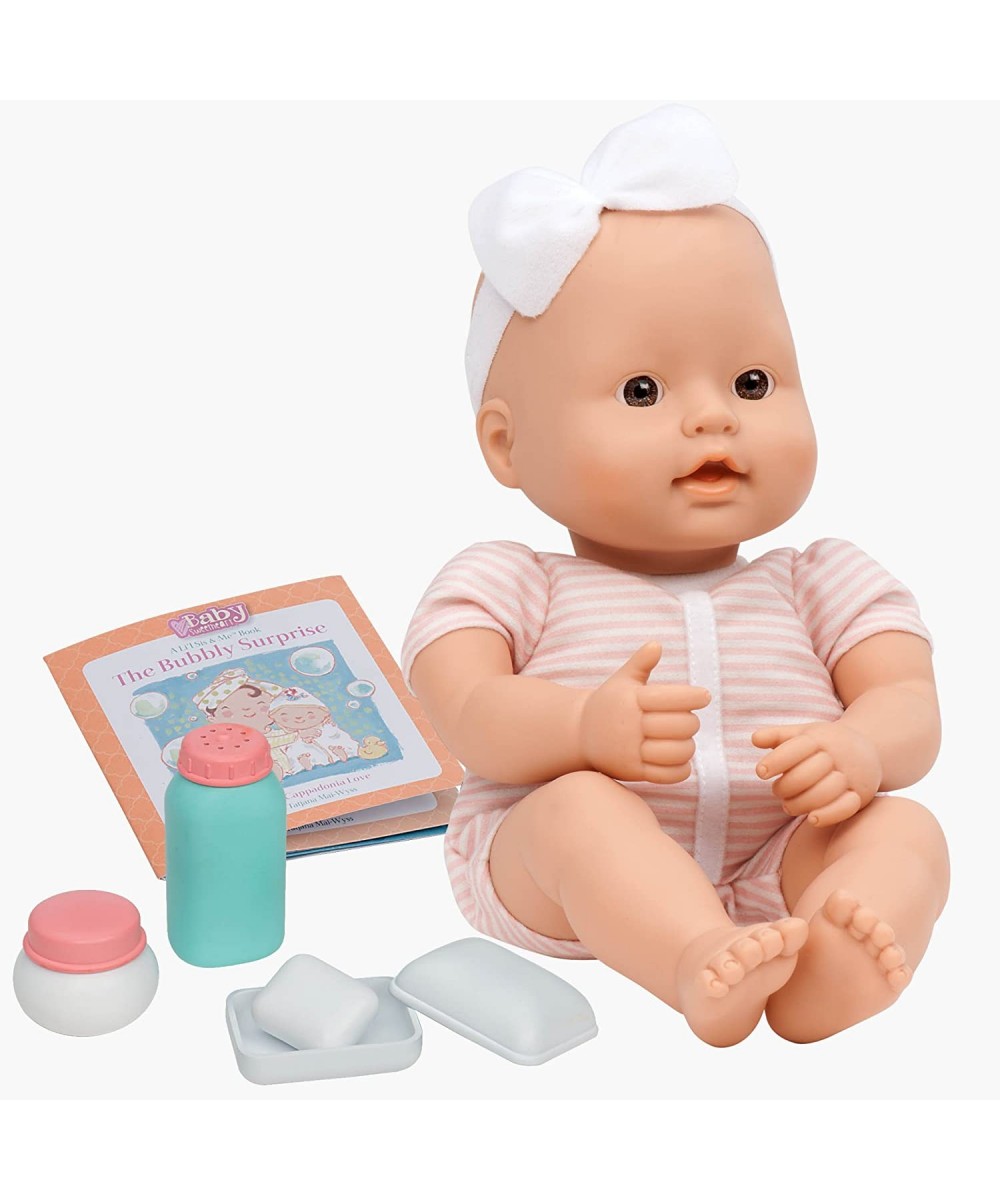 Baby Sweetheart by Battat – Bath Time 12-inch Soft-Body Newborn Baby Doll with Easy-to-Read Story Book and Baby Doll Accessor...