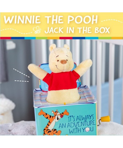 Disney Baby Winnie The Pooh Jack-in-The-Box - Musical Toy for Babies Multi 6.5" & Disney Baby Winnie The Pooh and Friends Stu...