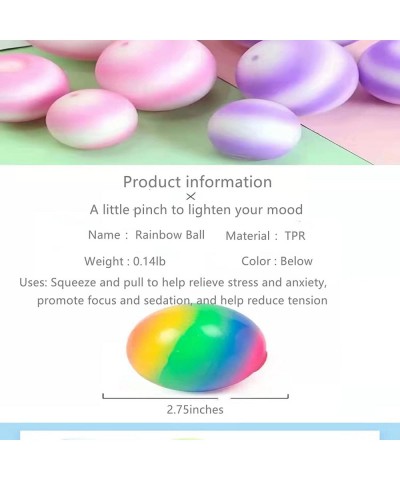 Nee doh Stress Ball Super Rrainbow Ball Color Changing Easter Party Favor Gifts for Children Stress Relief Fidget Balls to Re...