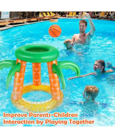 Swimming Pool Basketball Hoop Water Pool Toys for Kids 8-12 3-10 4-8 Year Old Inflatable Summer Outdoor Toys Outside Lake Poo...