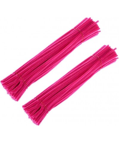 11.8'' 200PCS Christmas Pipe Cleaners Tinsel Chenille Stems Pipe Cleaners for Creative Craft and DIY Project(Fushia) $15.92 C...