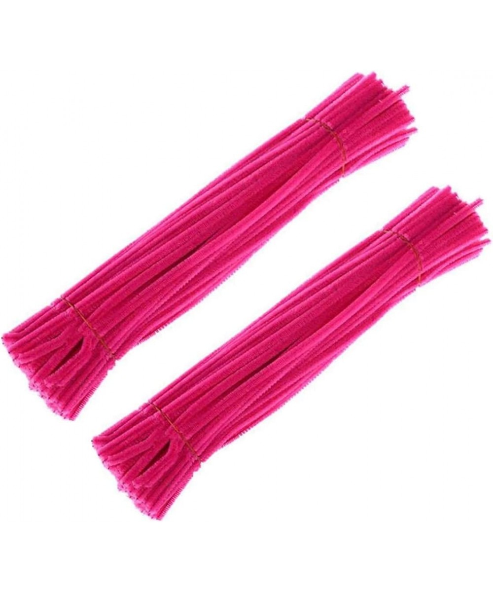 11.8'' 200PCS Christmas Pipe Cleaners Tinsel Chenille Stems Pipe Cleaners for Creative Craft and DIY Project(Fushia) $15.92 C...