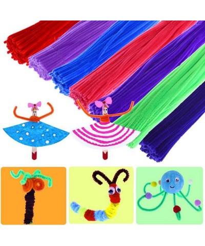 11.8'' 200PCS Christmas Pipe Cleaners Tinsel Chenille Stems Pipe Cleaners for Creative Craft and DIY Project(Fushia) $15.92 C...