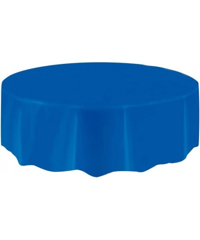 Industries 50030 Royal Blue Plastic Round Tablecloth 84" Multi Color $15.66 Kids' Party Tableware