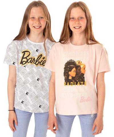 T-Shirt Girls 2 Pack Kids Inspiring Doll Logo Pink White Top $26.30 Dolls