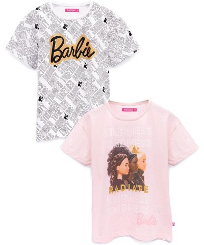 T-Shirt Girls 2 Pack Kids Inspiring Doll Logo Pink White Top $26.30 Dolls