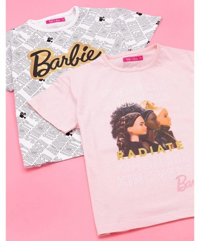 T-Shirt Girls 2 Pack Kids Inspiring Doll Logo Pink White Top $26.30 Dolls