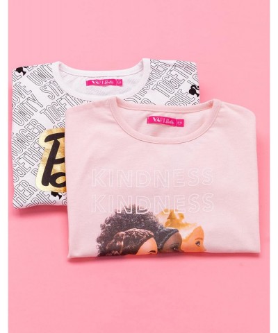 T-Shirt Girls 2 Pack Kids Inspiring Doll Logo Pink White Top $26.30 Dolls