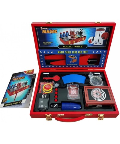 Magic Wooden Table and Carry Case – Over 200 Magic Tricks for Kids Black $63.54 Magic Kits & Accessories