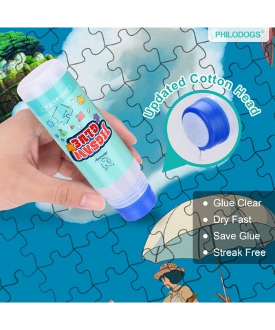 Puzzle Glue Clear with New Sponge Head Jigsaw Puzzle Glue for Kids Toddlers and Children Puzzle Saver for 1000/1500/3000 Piec...