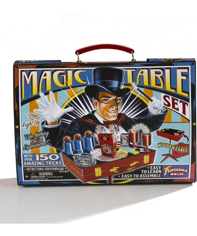 Magic Wooden Table and Carry Case – Over 200 Magic Tricks for Kids Black $63.54 Magic Kits & Accessories