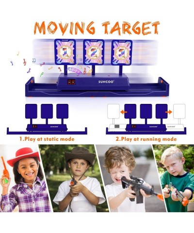 Running Shooting Targets Electronic Scoring Auto Reset Digital Targets for Nerf Guns Toys Christmas Stocking Stuffer Gift Ide...