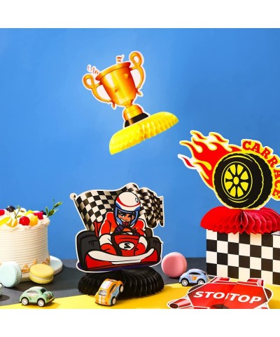 12 Pieces Race Car Two Fast Honeycomb Centerpieces Two Fast Birthday Party Supplies Cars Birthday Decorations Car Party Favor...