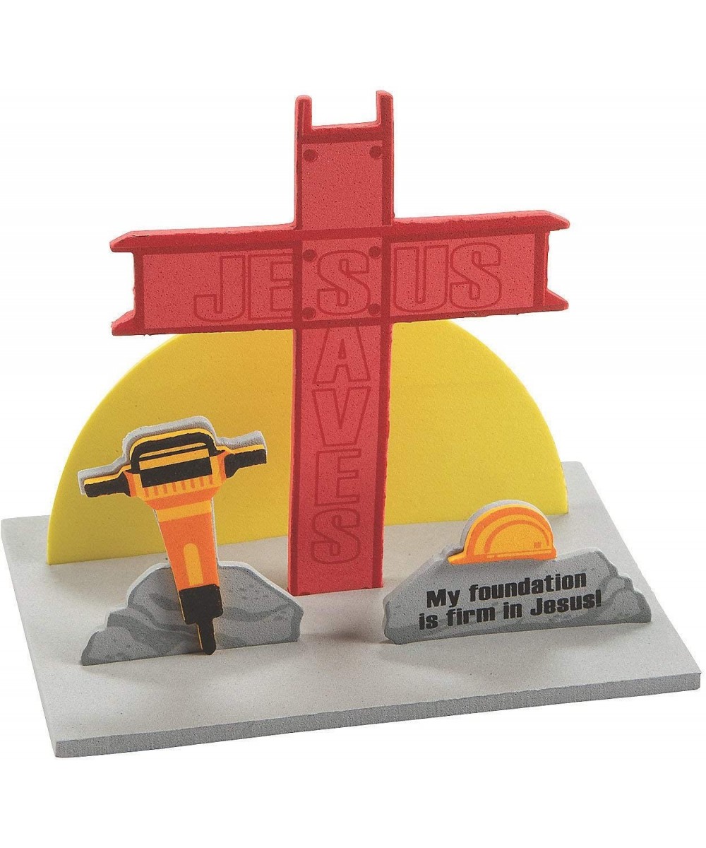 CONSTRUCTION VBS STAND UP CROSS CK - Craft Kits - 12 Pieces $20.61 Craft Kits