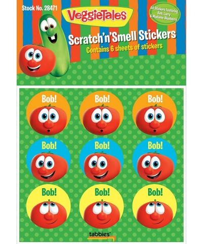 VeggieTales Scratch 'n' Smell Stickers Assorted Colors/Scents 54 Per Pack (28471) $12.54 Kids' Stickers