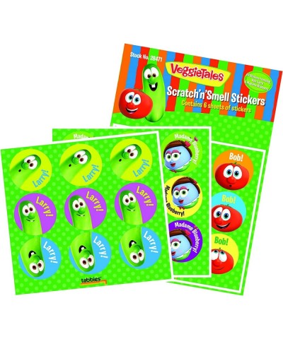 VeggieTales Scratch 'n' Smell Stickers Assorted Colors/Scents 54 Per Pack (28471) $12.54 Kids' Stickers