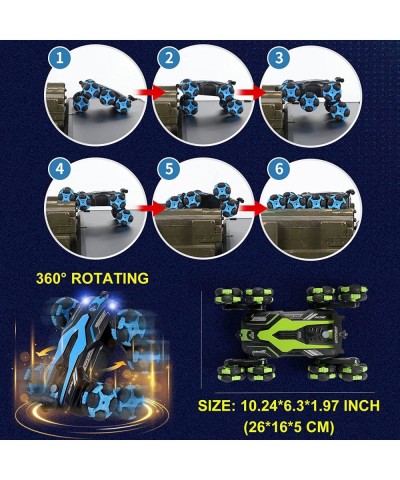 RC Cars for Kids Boy Toys 8 Wheels Stunt Car Remote Control Car 2.4GHZ 4WD 360° Flip Rotating Indoor Outdoor Toys for Boys Bi...