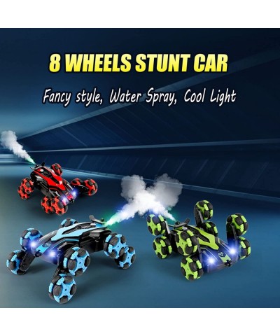 RC Cars for Kids Boy Toys 8 Wheels Stunt Car Remote Control Car 2.4GHZ 4WD 360° Flip Rotating Indoor Outdoor Toys for Boys Bi...