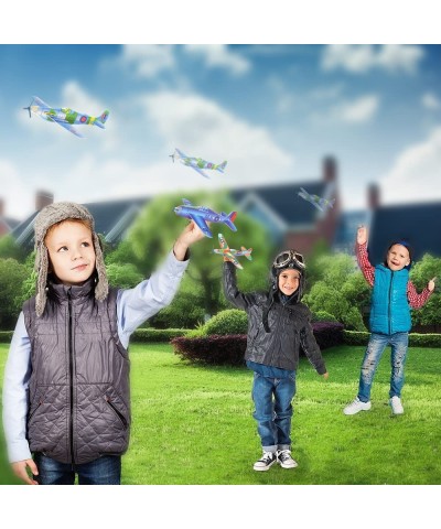 Foam Flying Glider Planes for Kids Set of 12 Lightweight Planes with Various Designs Individually Packed Airplanes Fun Birthd...