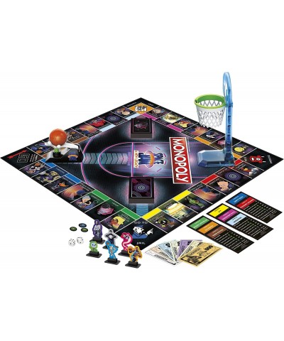 MONOPOLY: Space Jam A New Legacy Edition Family Board Game Strategy Game Kids Ages 8 and Up Lebron James Space Jam Game Shoot...