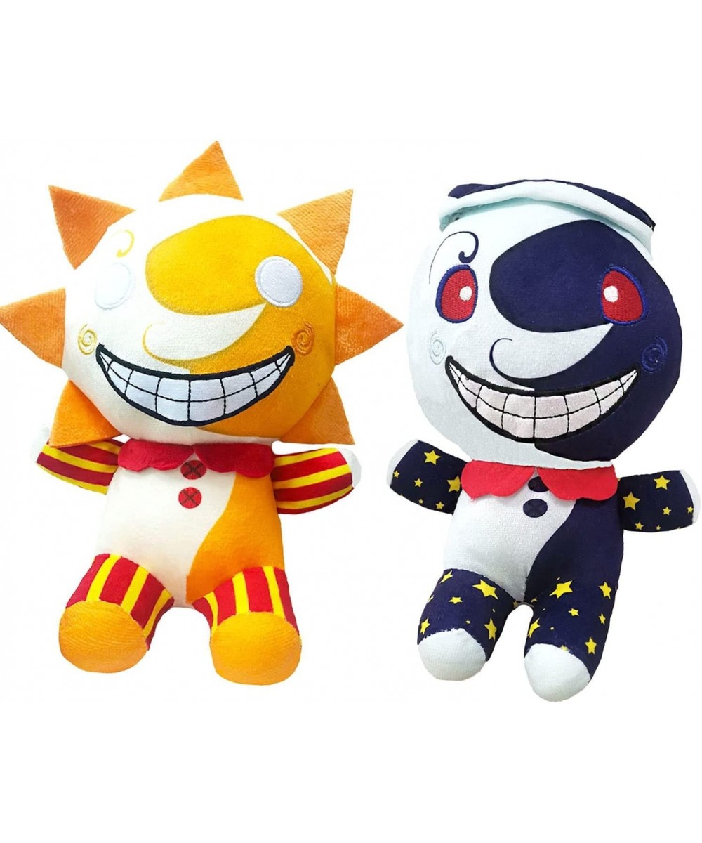 FNAF Sundrop Plush Figure Toy Sundrop and Moondrop FNAF Security Breach plushies Clown Figure Cartoon Plush for Boys Girls Fe...