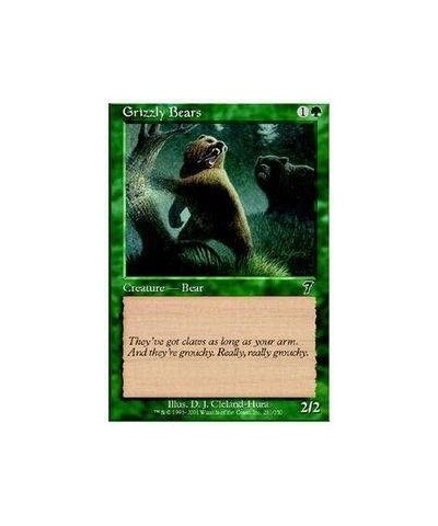 Magic: the Gathering - Grizzly Bears - Seventh Edition $10.62 Card Games