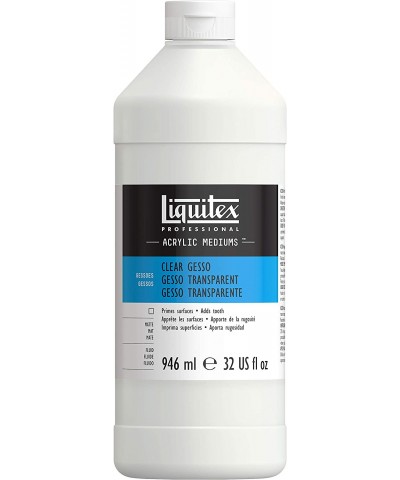 Professional Gesso Surface Prep Medium 946ml (32-oz) Clear $61.69 Kids' Drawing & Writing Boards