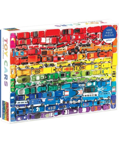 1000 Piece Rainbow Toy Cars Jigsaw Puzzle for Families and Adults Finished Puzzle is a Unique Rainbow Image Photo Art Puzzle ...