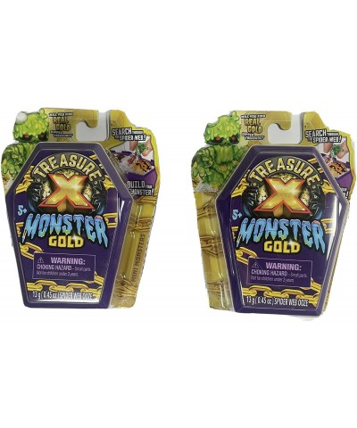 Lot of 2 Treasure X Monster Gold Mini Mystery Coffin 8 Levels $41.24 Play Figure Playsets