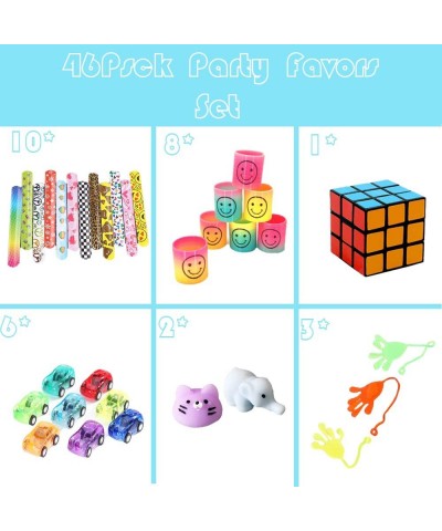 46PCS Party Favors for Kids 4-8 8-12 Toy Assortment Bundle for Classroom Rewards Carnival Prizes Birthday Party Toys Pinata F...