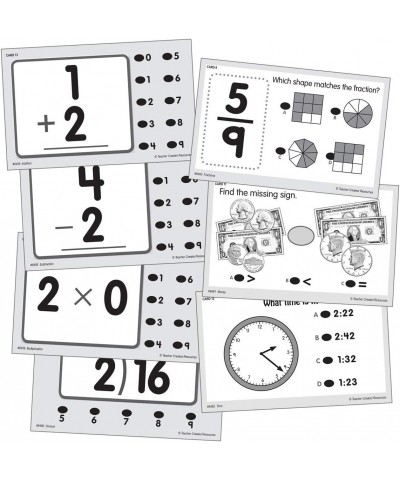 Teacher Created Resources Power Pen Learning Math Quiz Cards - Set of 7 $124.96 Electronic Learning & Education Toys