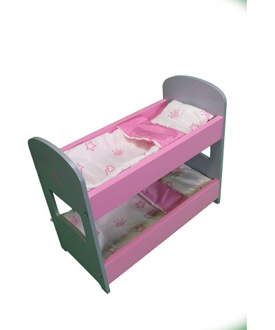 14 inch Doll Furniture| Doll Bunk Bed with Star Detail. $56.84 Doll Accessories