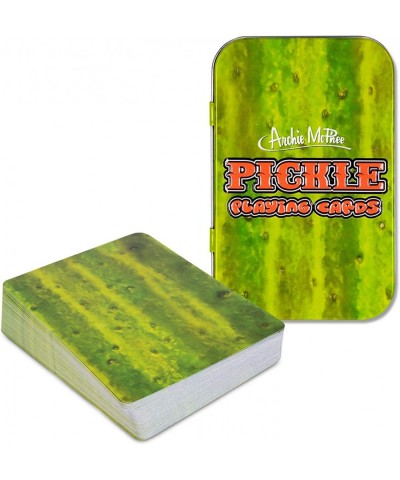 Accoutrements Pickle Playing Cards with Tin $18.25 Card Games