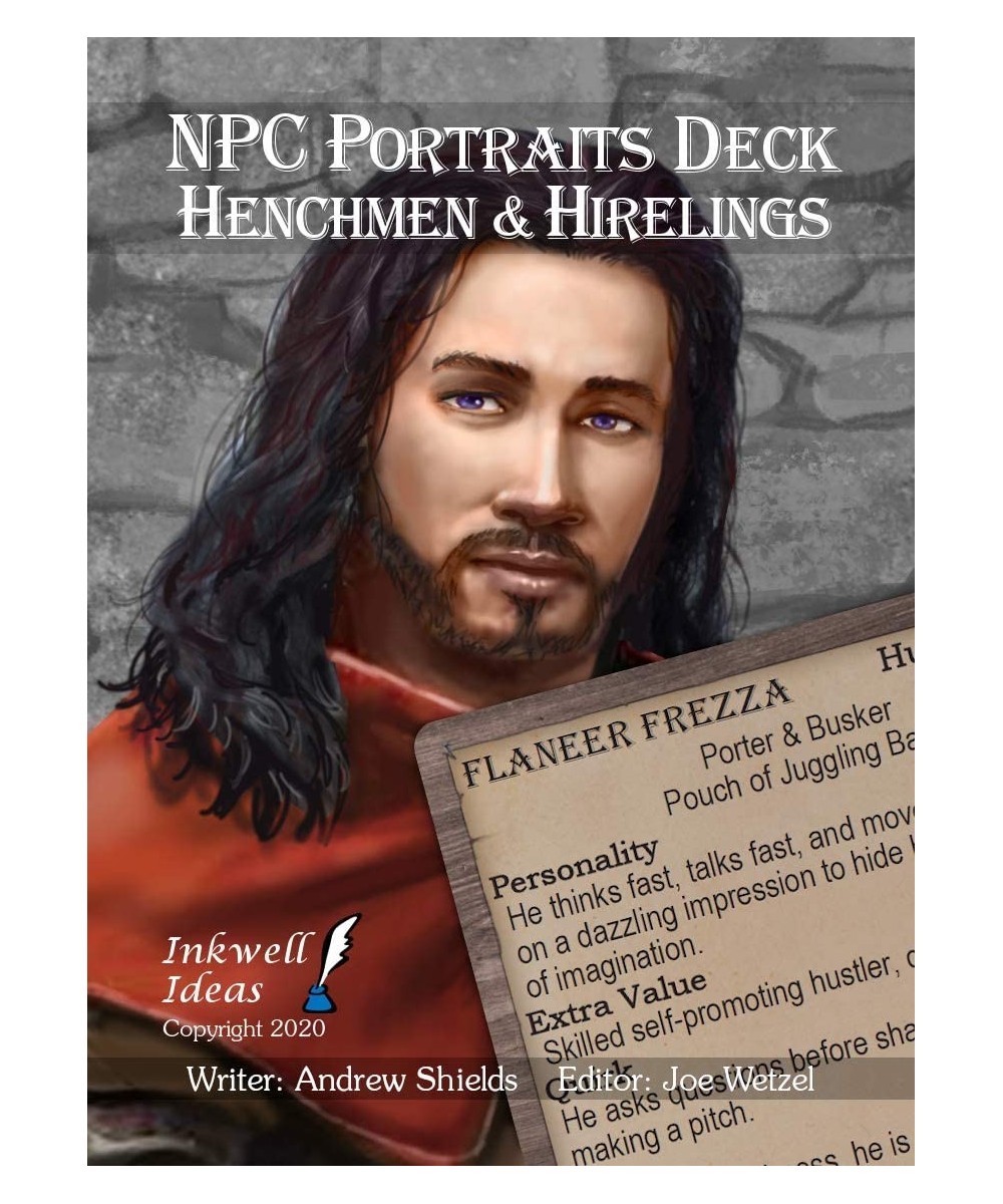 NPC Portraits Deck Henchmen & Hirelings $23.63 Board Games