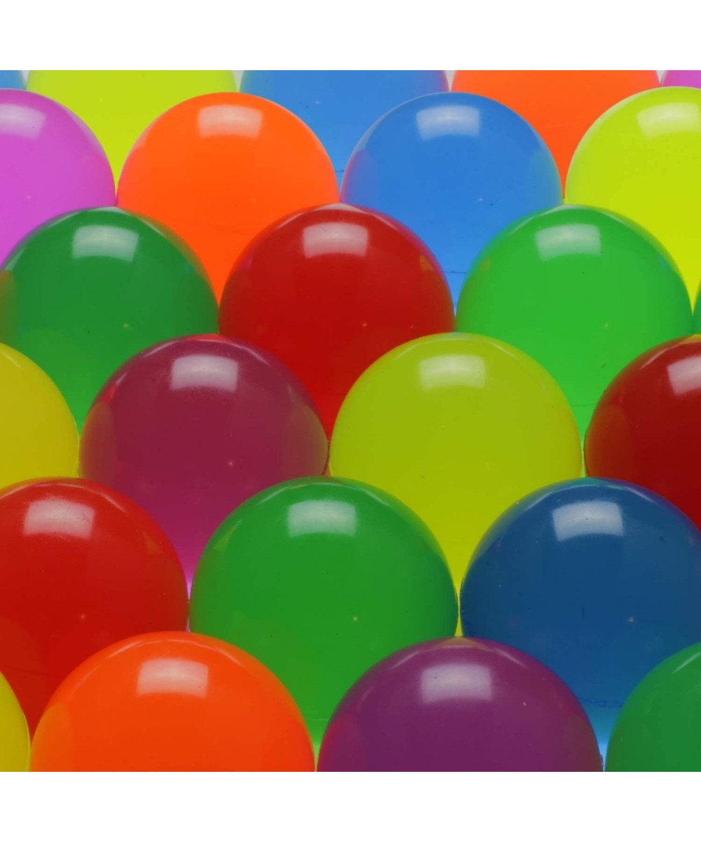 Bouncy Balls - Rubber Balls for Kids - 25 Pcs Glossy Solid Color Bounce Balls - 45 mm Large Bouncy Balls for Kids - Hi Bounce...