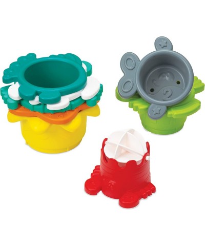 Splish & Splash Bath Play Set - Fishing Rod Sea Pals Bath Squirters Stacking Cups Fill & Spin Water Wand - Introduces Numbers...