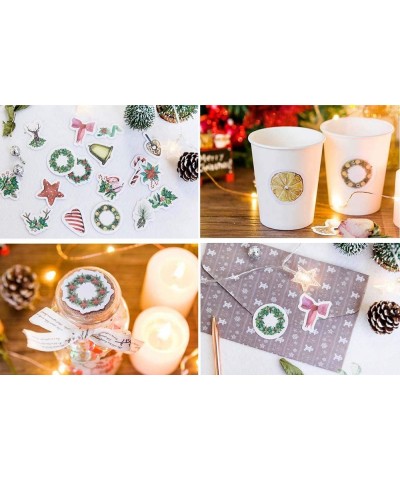 Christmas Washi Tape Set for Christmas DIY Scrapbooking Gift Wrapping and Party Supplies (Style C) $15.92 Kids' Stickers