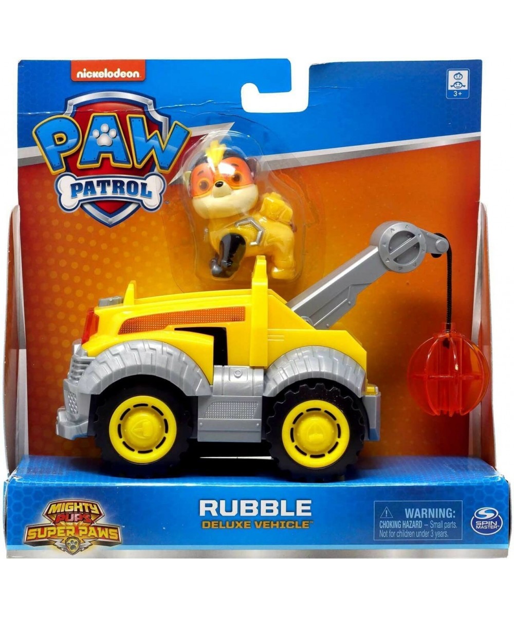 Mighty Pups Super Paws Deluxe Vehicle with Collectible Figure (Rubble) $45.65 Play Figure Playsets