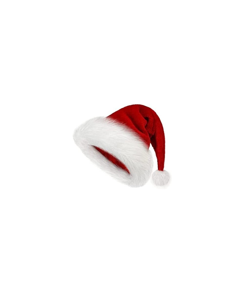 Christmas Hat Santa Claus Hats Thicken Xmas Holiday Hat Unisex Adults Women Men for Festive Party Supplies $18.38 Kids' Party...