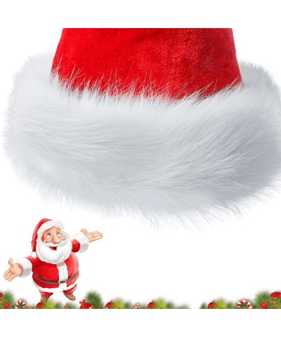 Christmas Hat Santa Claus Hats Thicken Xmas Holiday Hat Unisex Adults Women Men for Festive Party Supplies $18.38 Kids' Party...