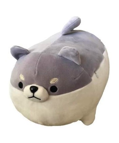 TENGOKU 15" Chubby Shiba Inu Plush Pillow Authentic Tengoku Brand (Gray) $34.51 Kids' Plush Toy Pillows