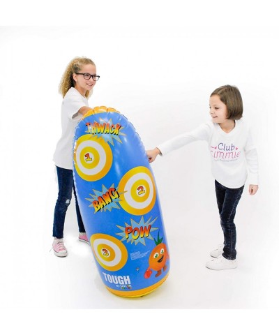 Inflatable Punching Bag for Kids - Free-Standing Bounce Back Punching Bag - Bop Bag $31.14 Kids' Fitness Equipment