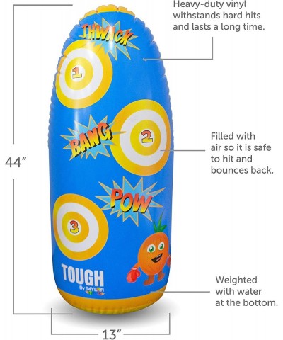 Inflatable Punching Bag for Kids - Free-Standing Bounce Back Punching Bag - Bop Bag $31.14 Kids' Fitness Equipment