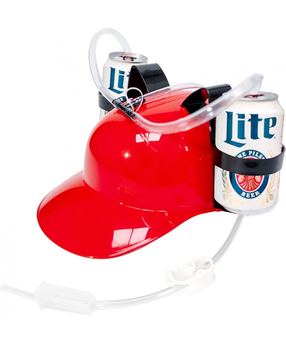 Beer Hat Funny Hat for Drinking Soda Beer Helmet Drinking Accessories Gifts for Man $26.33 Kids' Party Hats