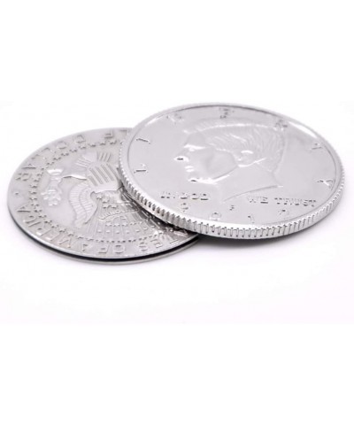 1pcs Magnetic Flipper Coin Butterfly Coin(USD Half Dollar Copy) Magic Tricks Comedy Close Up Magic Funny Coin Magic Easy to D...