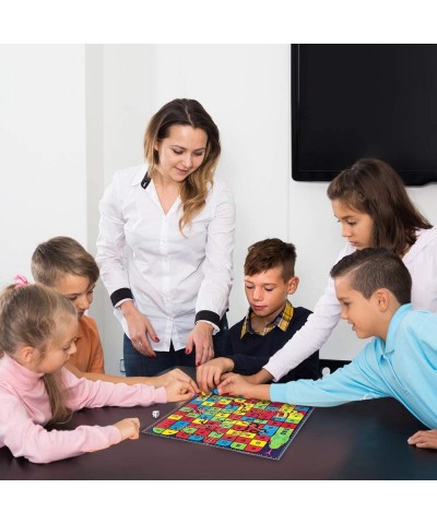 Snakes and Ladders Board Game for Kids Complete Set with Board 6 Pegs and Dice Classic Fun for Family Game Night and Classroo...